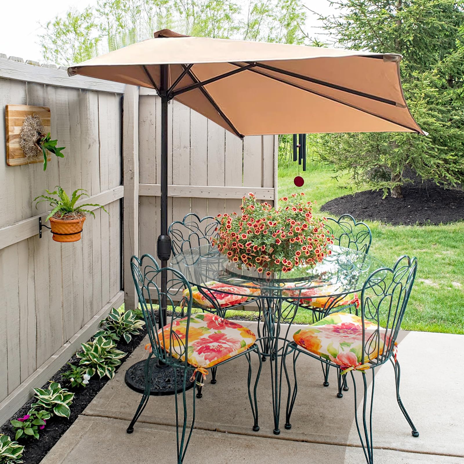 Horeca parasol rechthoek 3x4 meter Karin zwart zonder volant | Henry Elferink Horeca