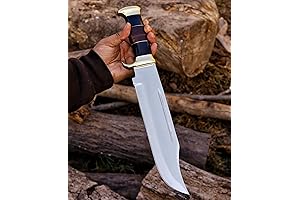 HMC 15 INCH LARGE HANDMADE CROCODILE DUNDEE BOWIE STEVE AUSTIN KNIFE