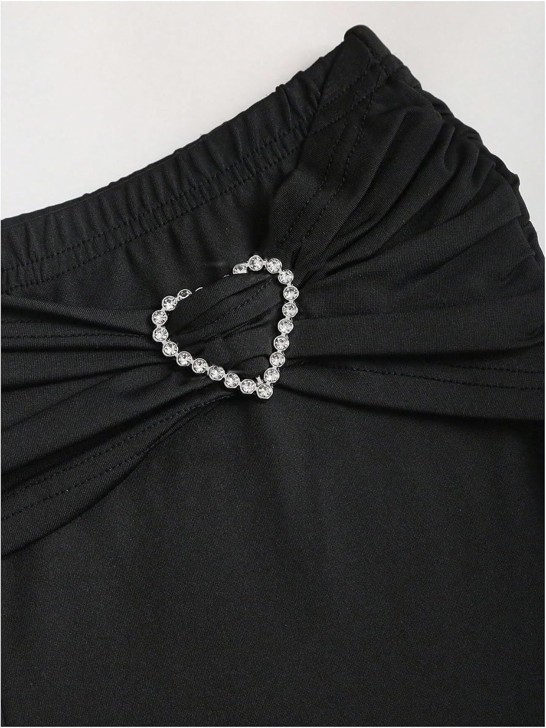 SOLY HUX Women's Flare Leggings Y2k Glitter Bell Bottoms High Waisted Yoga Pants Streetwear - Image 3