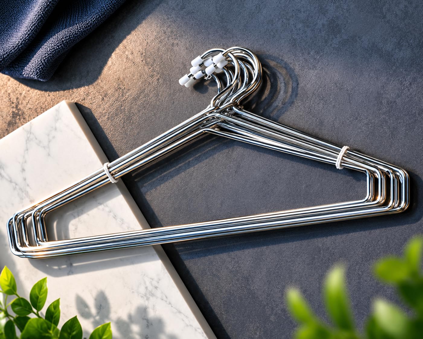 Home Lane Ultra Strong & Durable (Pack of 12) Stainless Steel Hanger for Clothes Hanging | Wardrobe Storage Organizer Rack, Hangers for Saree, Shirts,Trouser, Pants and Multipurpose use (Combo)-image-17