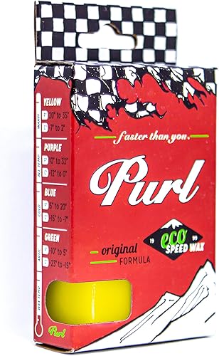Miniatura 15 de PURL - Cera de esquí y snowboard - No tóxica - Biodegradable - Sin fluoros Verde - Artículo: -10 a 5F - 2.4 oz (68 g)