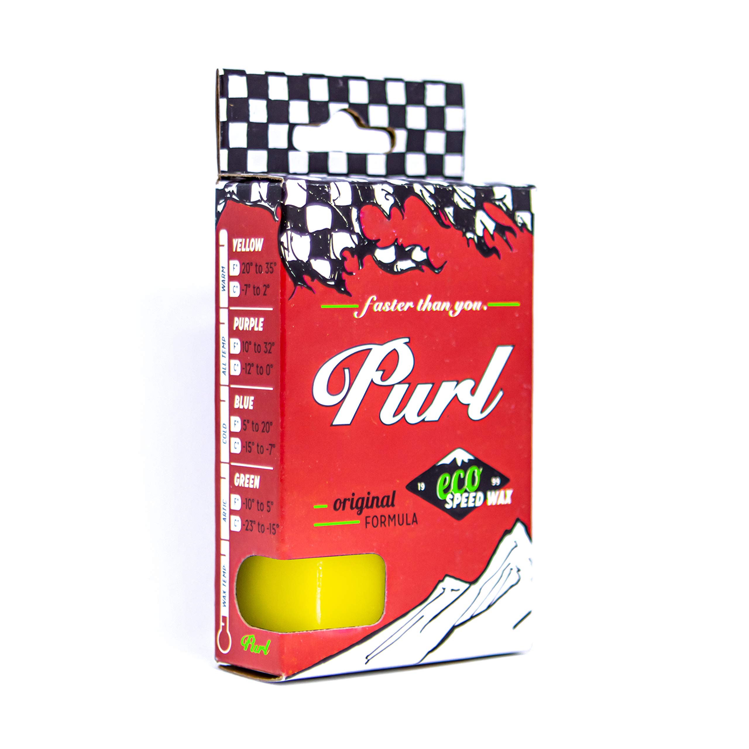 PURL - Ski & Snowboard Wax - Non Toxic - Biodegradable - No Fluoros