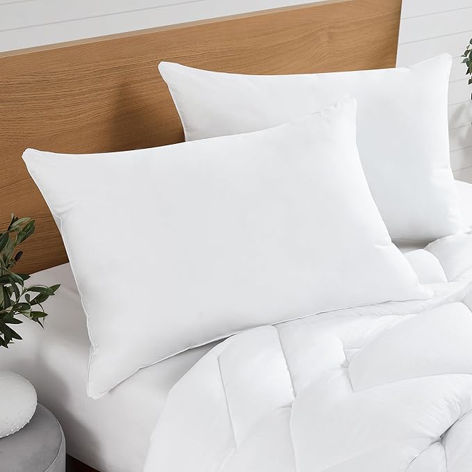 Set 2 Almohadas Fibra Poliéster Standard/Queen Jumbo miniatura 9