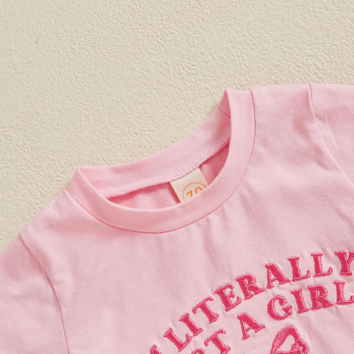 Summer Toddler Baby Girl T-Shirt Bow Letter Embroidery Short Sleeve Tops Cute Graphic Tee Spring Clothes - Image 3