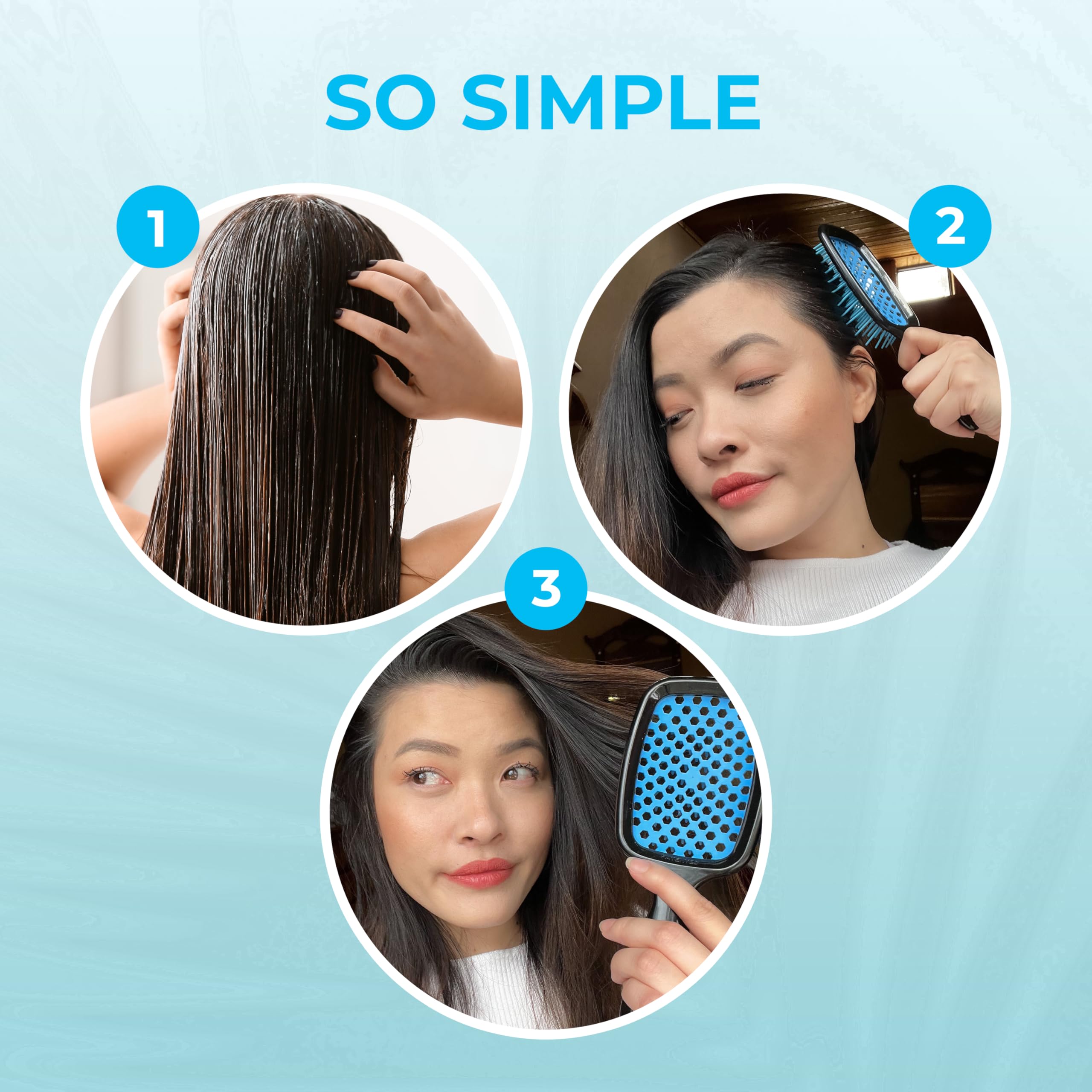 FHI Heat UNbrush Detangling Saç Fırçası, Okyanus Mavisi
