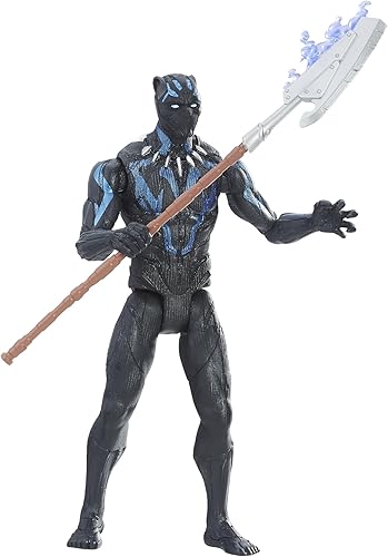 Marvel Black Panther - Traje Vibranium (6 pulgadas), color negro
