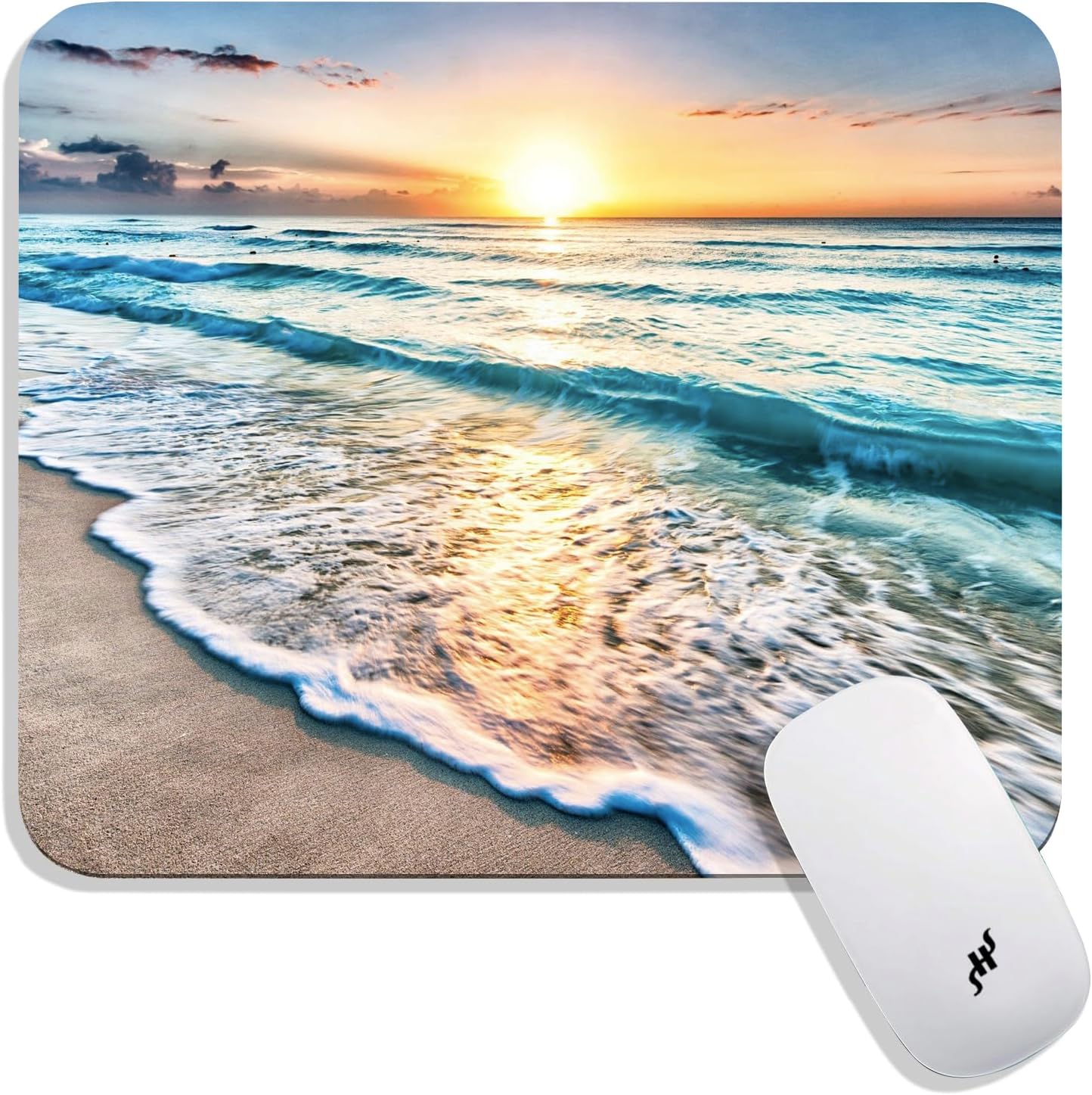 Amazon.com: Hokafenle Square Mouse Pad, Smooth Premium-Textured Mouse ...