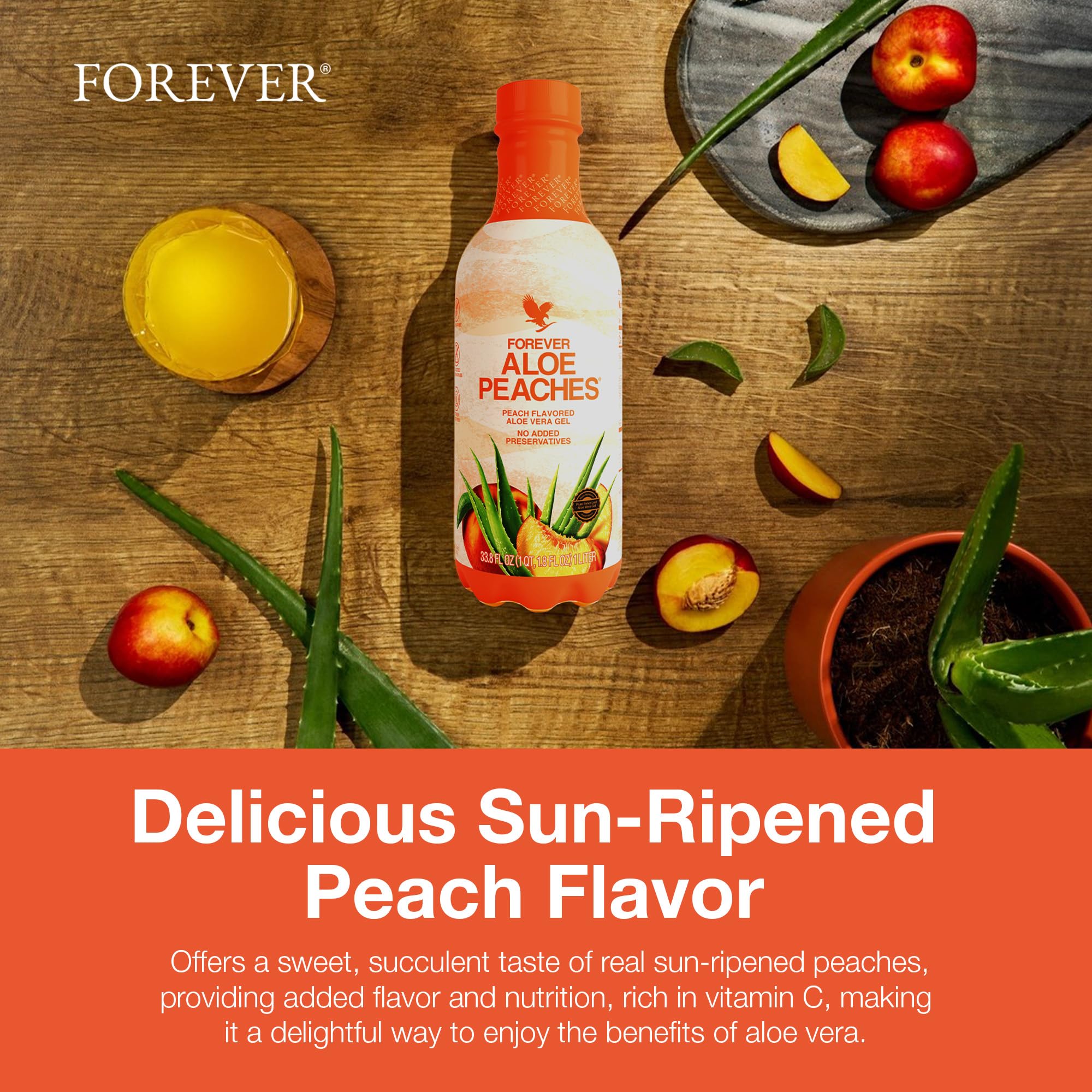 Amazon.com: Forever Living - Aloe Peaches, Pure Aloe with Real