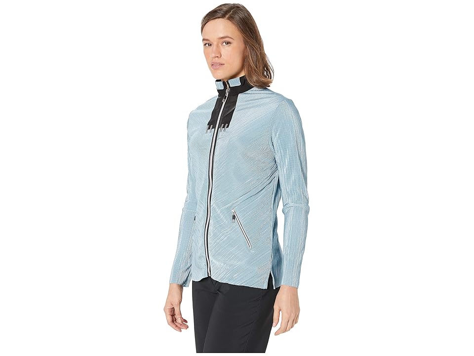 

Jamie Sadock Crunchy Jacket (Atomica) Women's Clothing, Blue