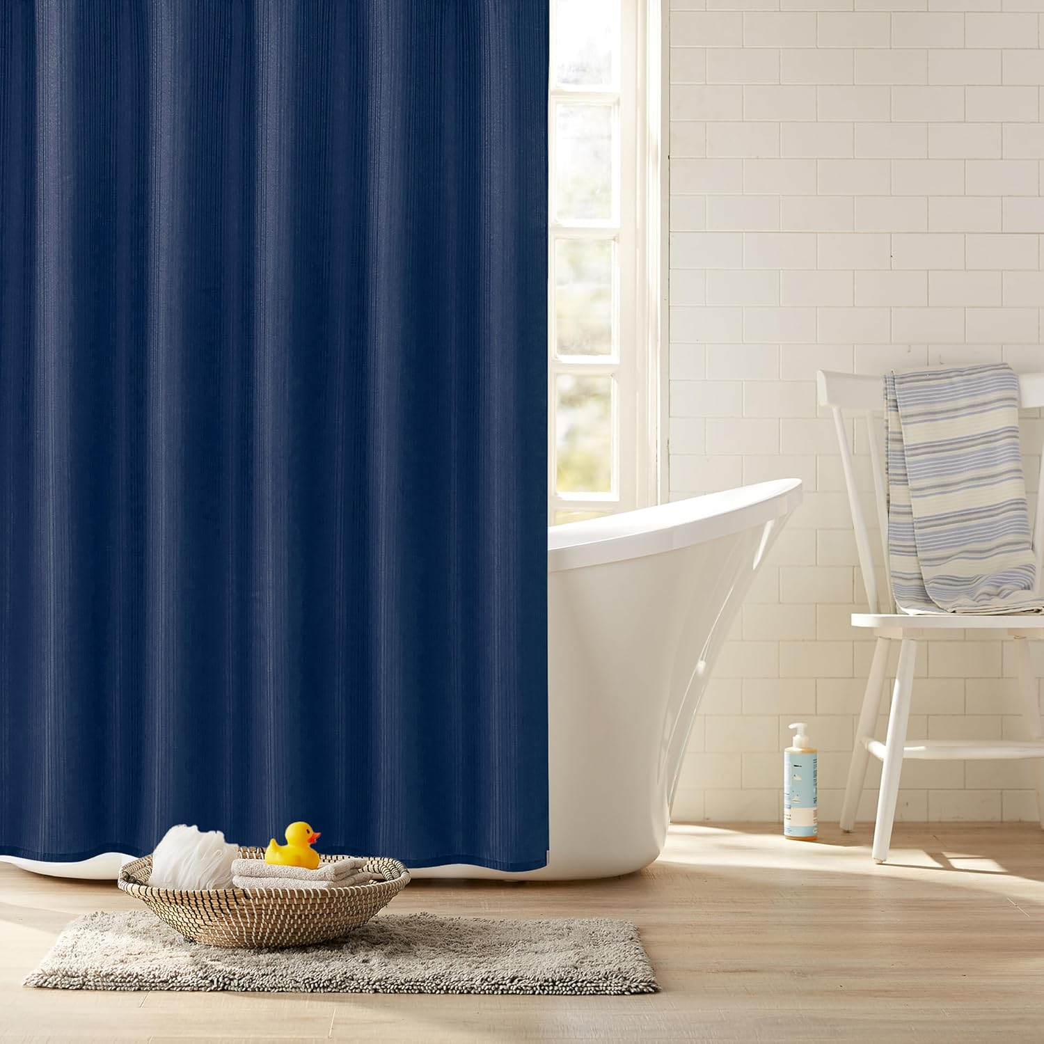 Clorox Bathroom Shower Curtain with Waterproof Lightweight