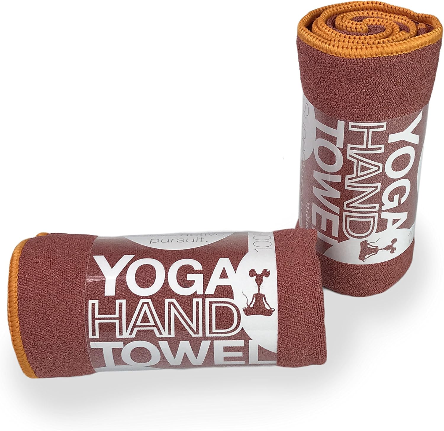 YogaRat Yoga Hand Towel (2 Pack) or Face Towels (4 Pack) - Quick-Drying - Absorbent - Compact - Ultra Versatile - Extremely Durable - Great for Active Pursuits and Around The House - Multiple Sizes : Sports & Outdoors