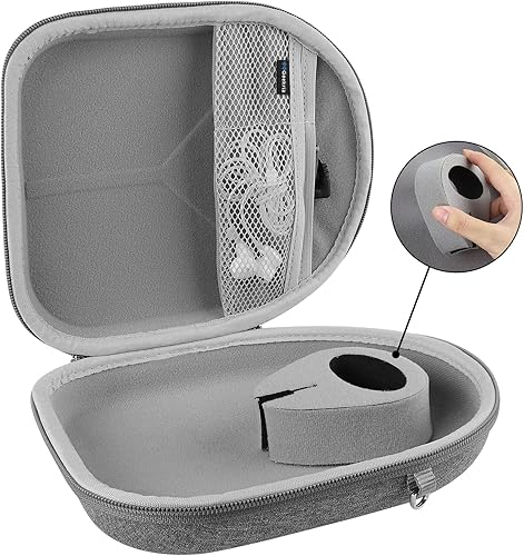 Miniatura 2 de Geekria Shield - Funda para auriculares planos sobre la orejasobre la oreja, bolsa de transporte de viaje de repuesto con almacenamiento de cables,