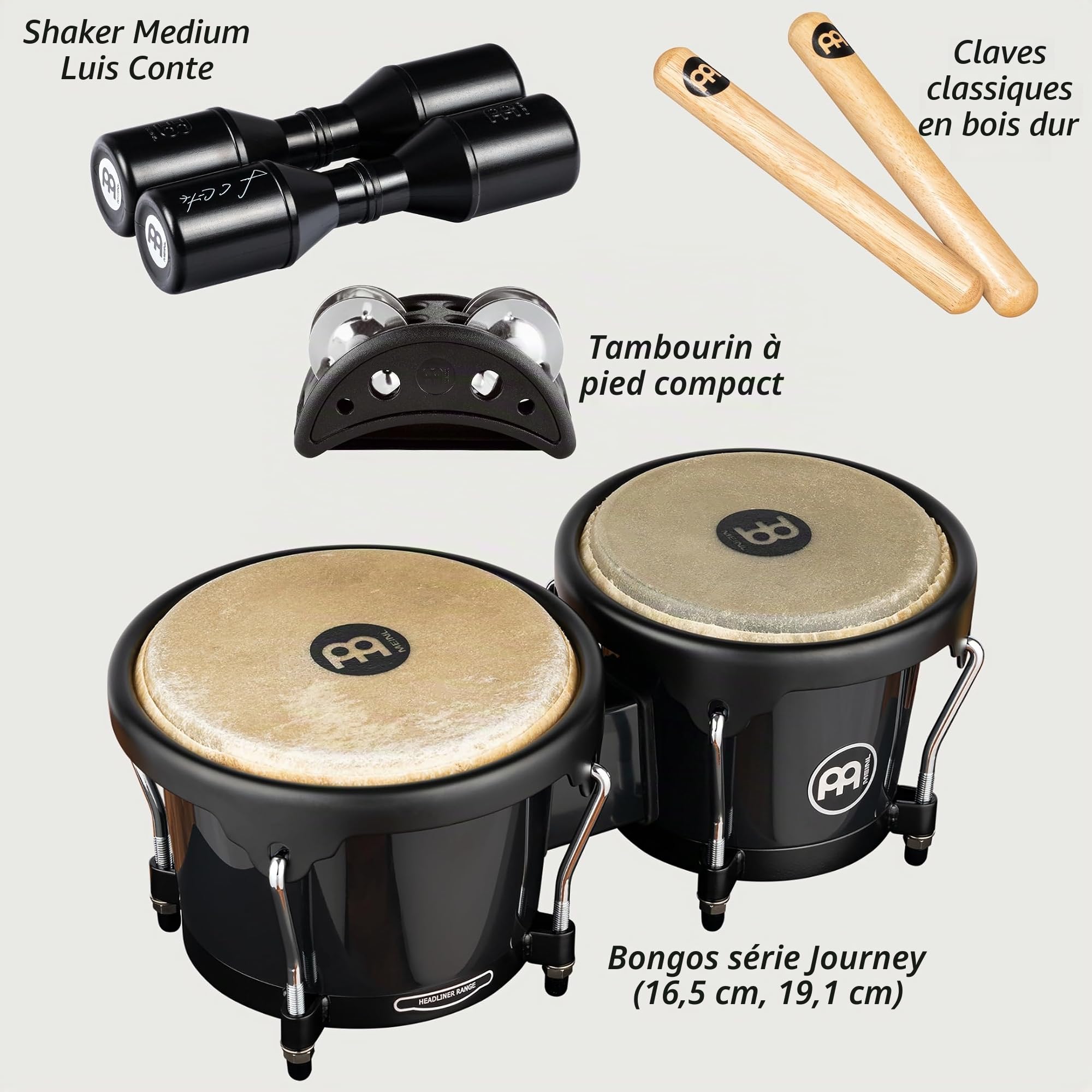 Meinl BPP-1 Bongo & Percussion Pack - Bongo