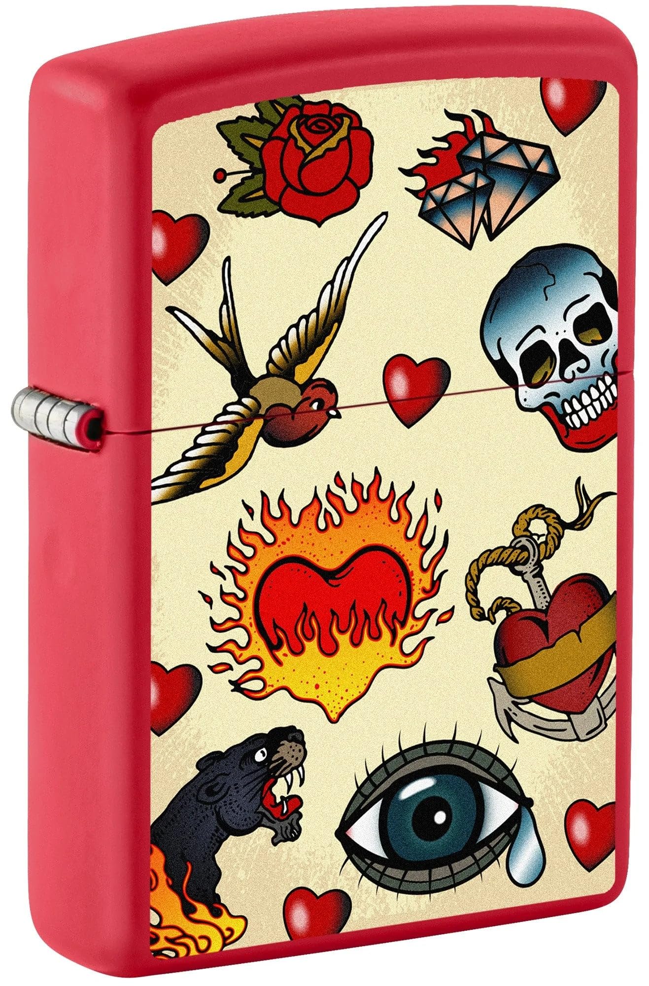 Zippo Tattoo Design Windproof Pocket Lighter