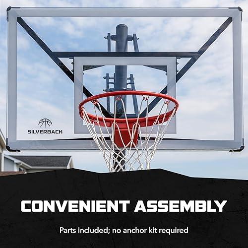 Miniatura 5 de Silverback NXT 54" and NXT 60" In-Ground Basketball Hoops with Adjustable-Height Basketball Goal Backboard and QuickPlay Design