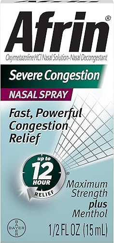 Miniatura 1 de Afrin Spray nasal de congestión severa, 0.5fl oz (paquete de 9)