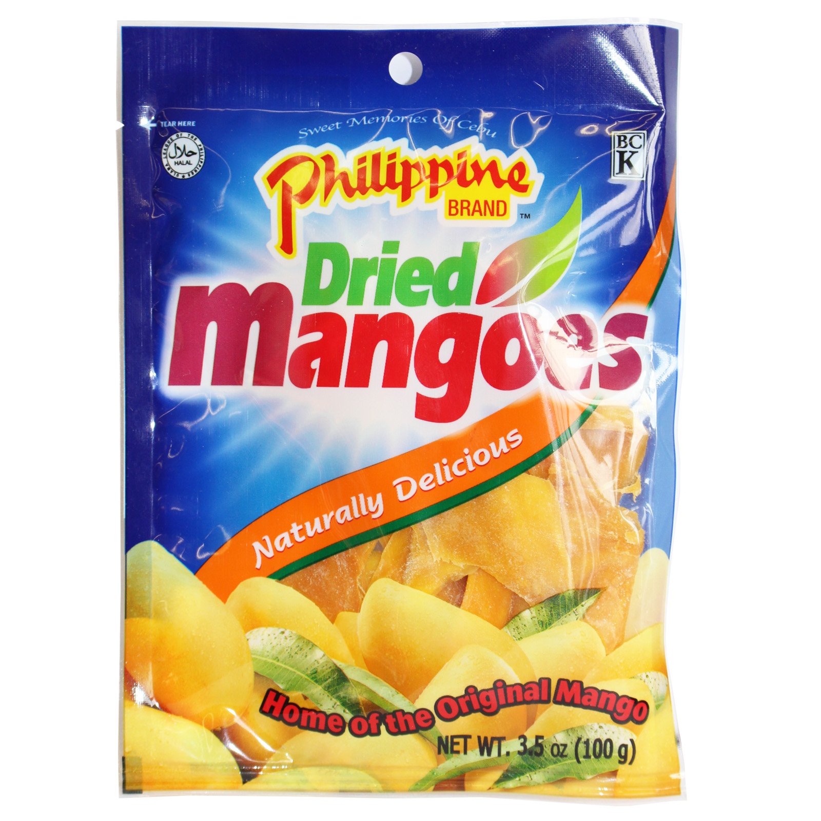 Philippine Brand Getrocknete Mangos Mango in Scheiben – 25x100g Packung (2,5 kg)
