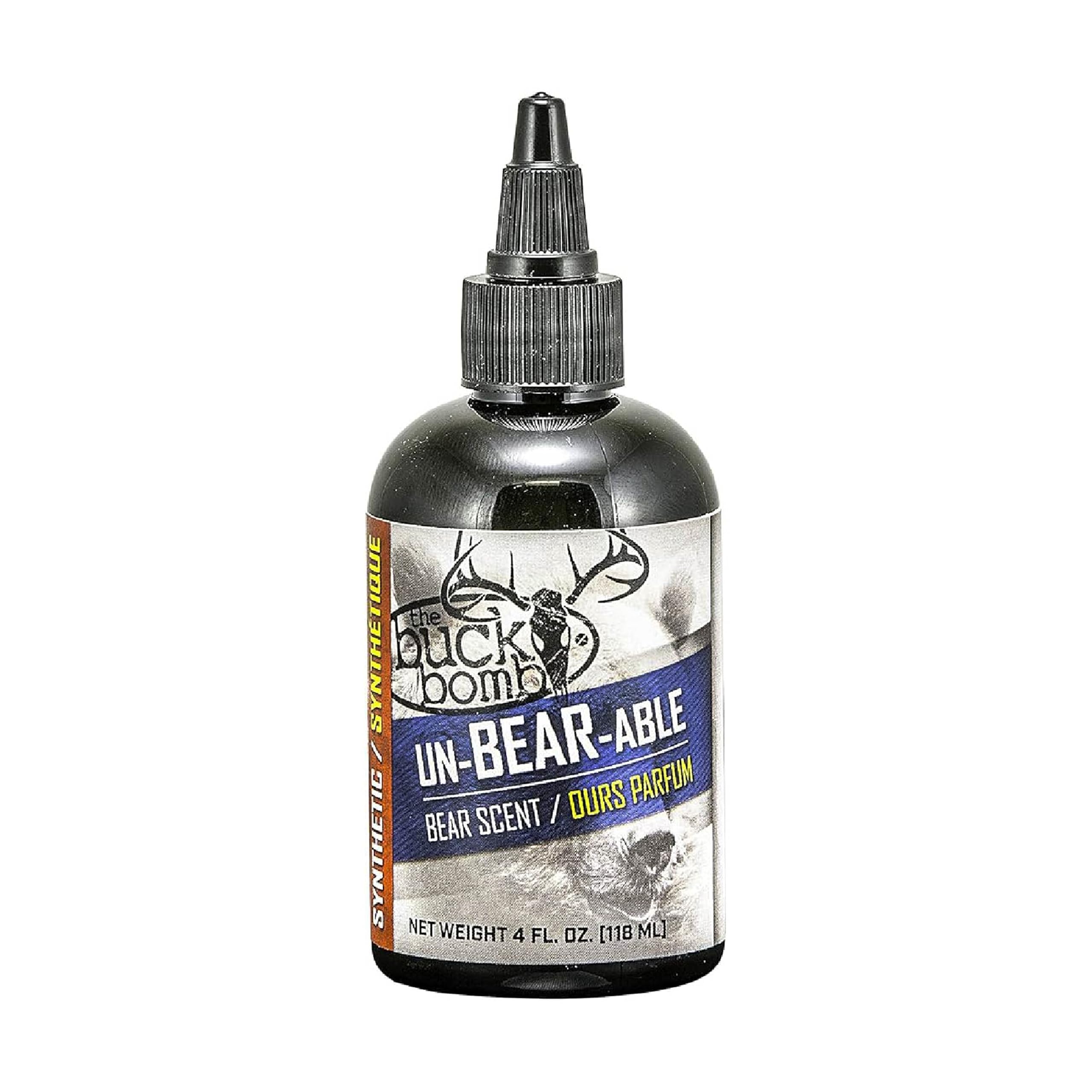 Hunters Specialties Un-Bear-Able Synthetic Bear Liquid Attractant | Hunting Bear Lure Attractant - 4 Oz Dripper Bottle