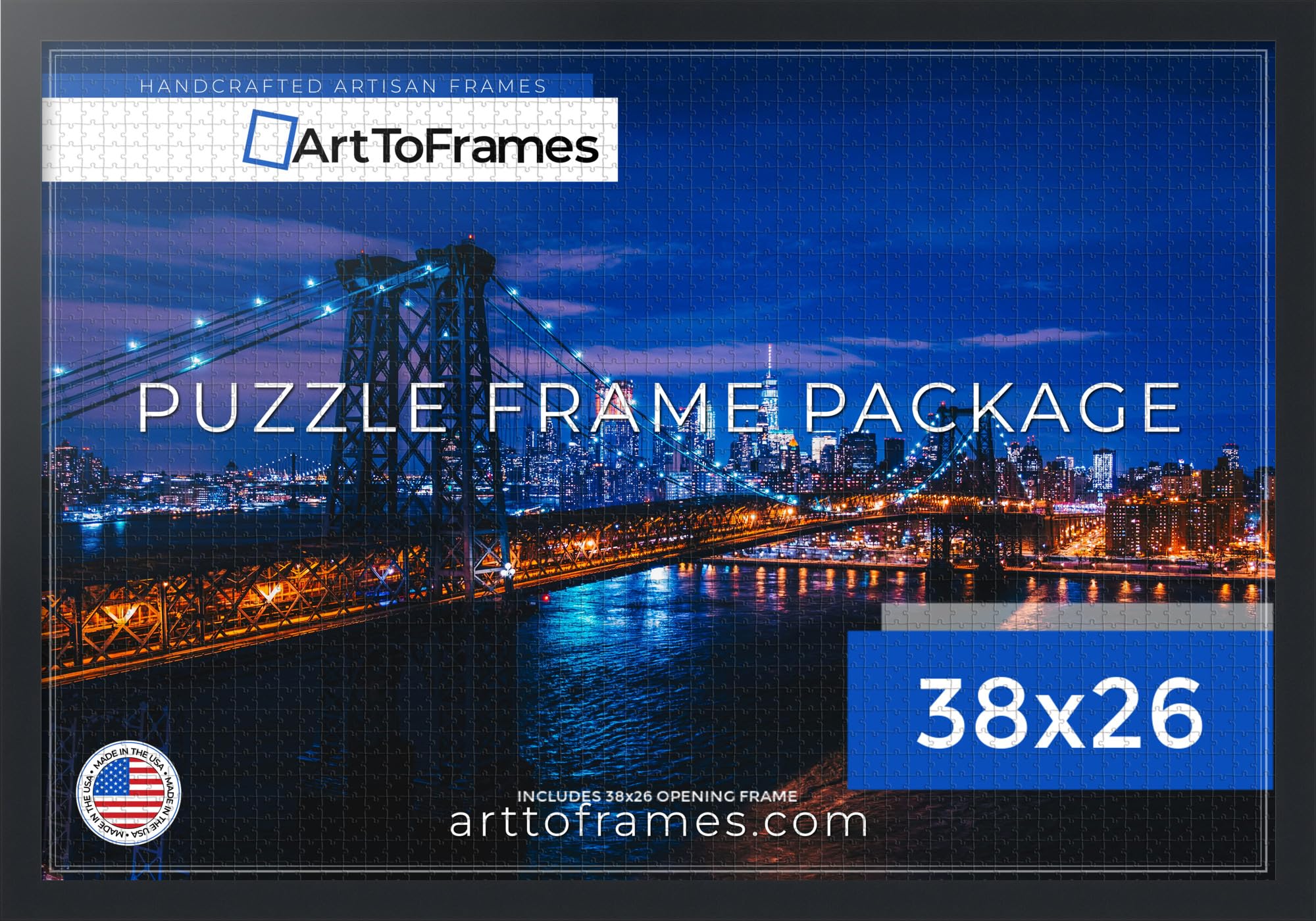 Amazon.com - ArtToFrames 38x26 INCH/97x66 CM Black Frame for 2000