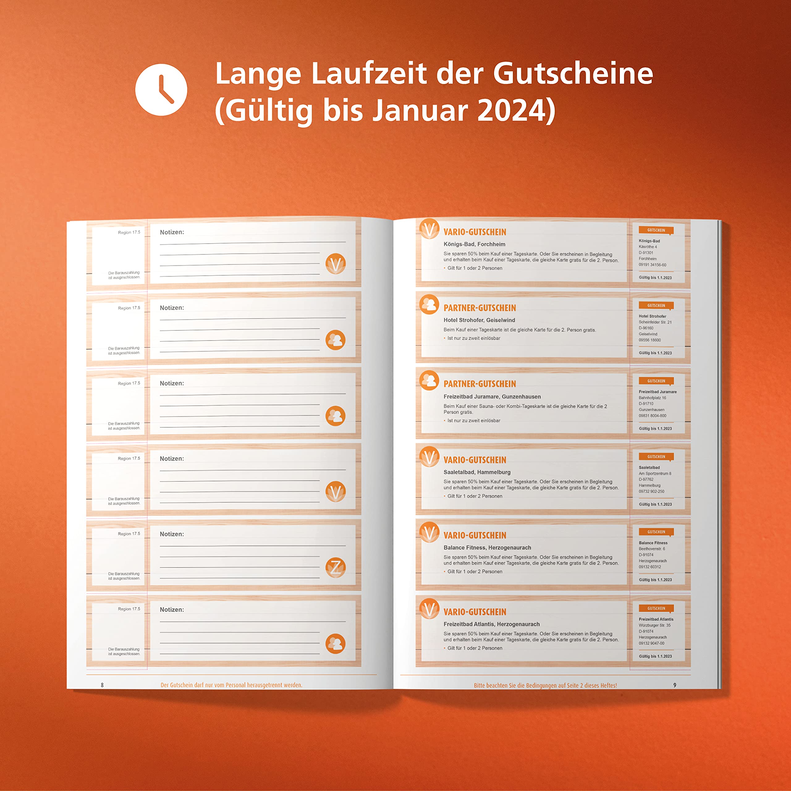 Saunaführer mit Gutscheinen, Region Franken und Oberpfalz 2022 2023, gültig bis Januar 2024. Über 800 Euro Ersparnis in 45 Saunen. – Region 17 – Spare ... Die regionalen Saunaführer mit Gutscheinen)