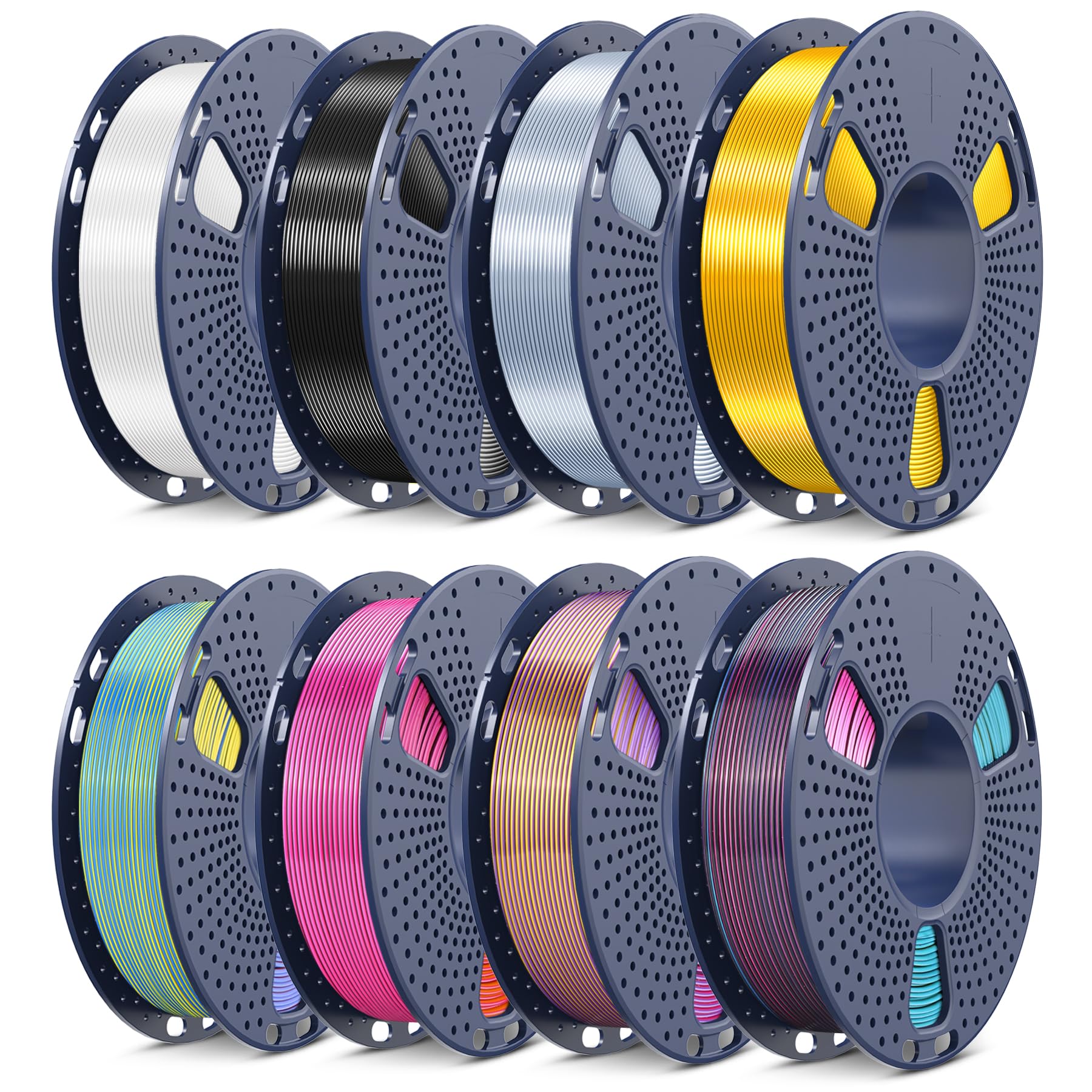 Colorful 3D Printing Filament Bundle - SUNLU PLA -14