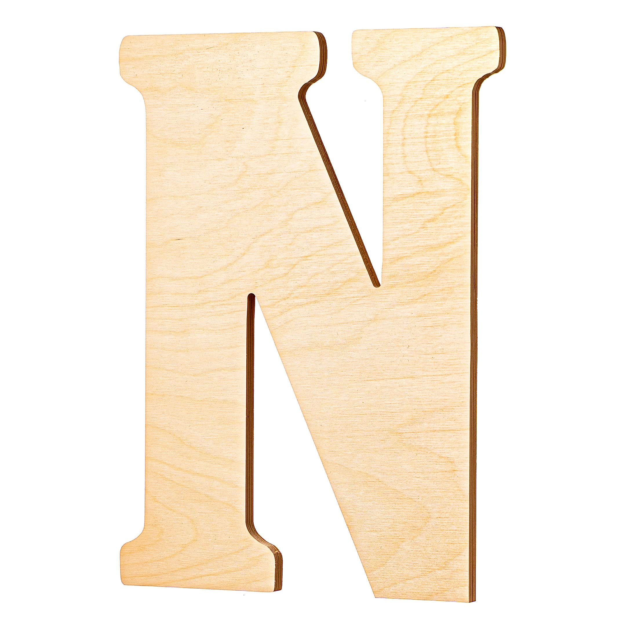 Drewniany monogram z literami w stylu vintage, do dekoracji domu, niedokończona, drewniana, duże inicjały do sypialni lub kuchni, dekoracja ścienna nad łóżeczkiem dziecięcym, żłobkiem lub pokojem