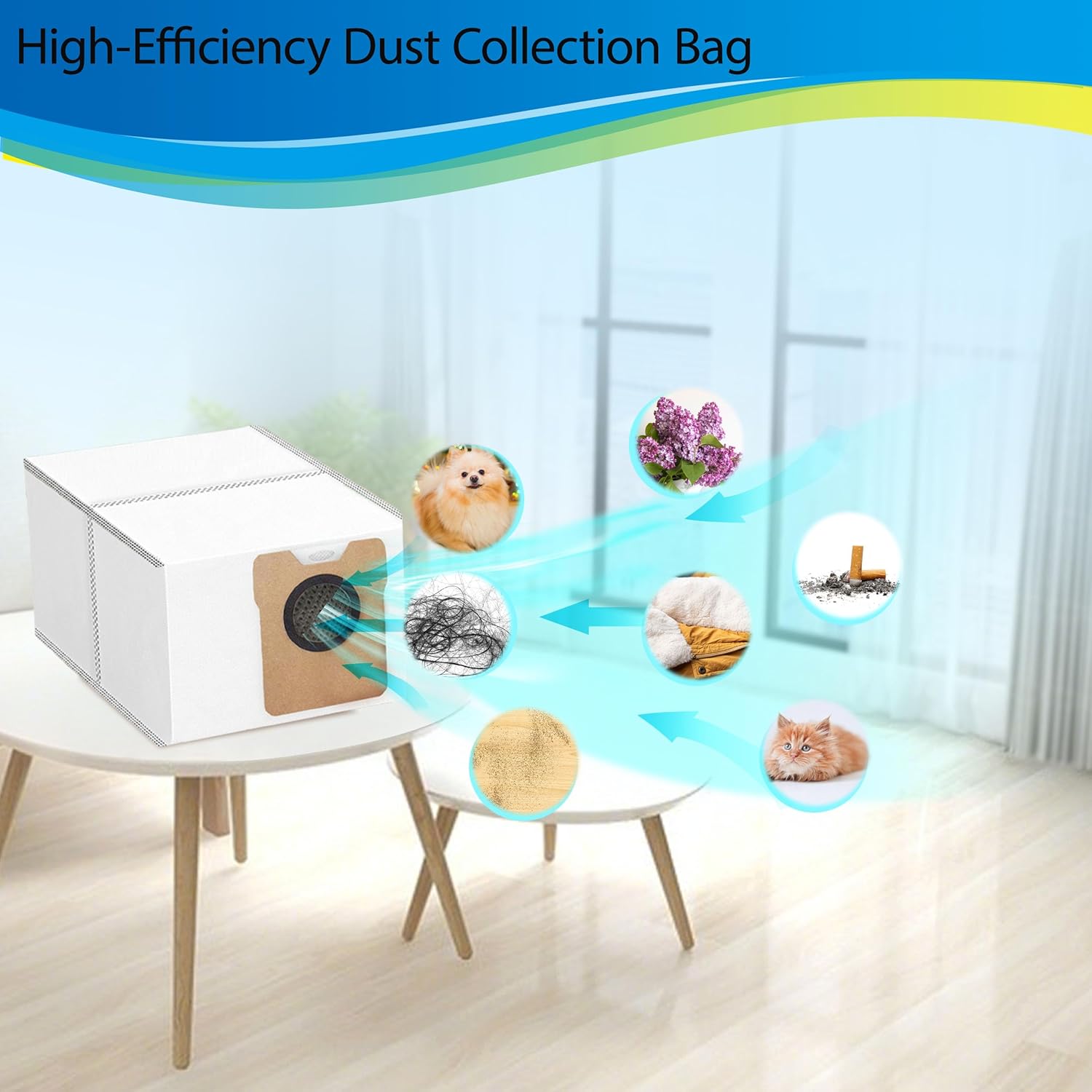 17 Pack Replacement Parts Accessories Compatible with Eufy C20 Omni Vacuum cleaner include 1 Main Brush, 4 Side Brushes, 4 Washable Filters, 4 Dust Bags, 4 Mop Pads