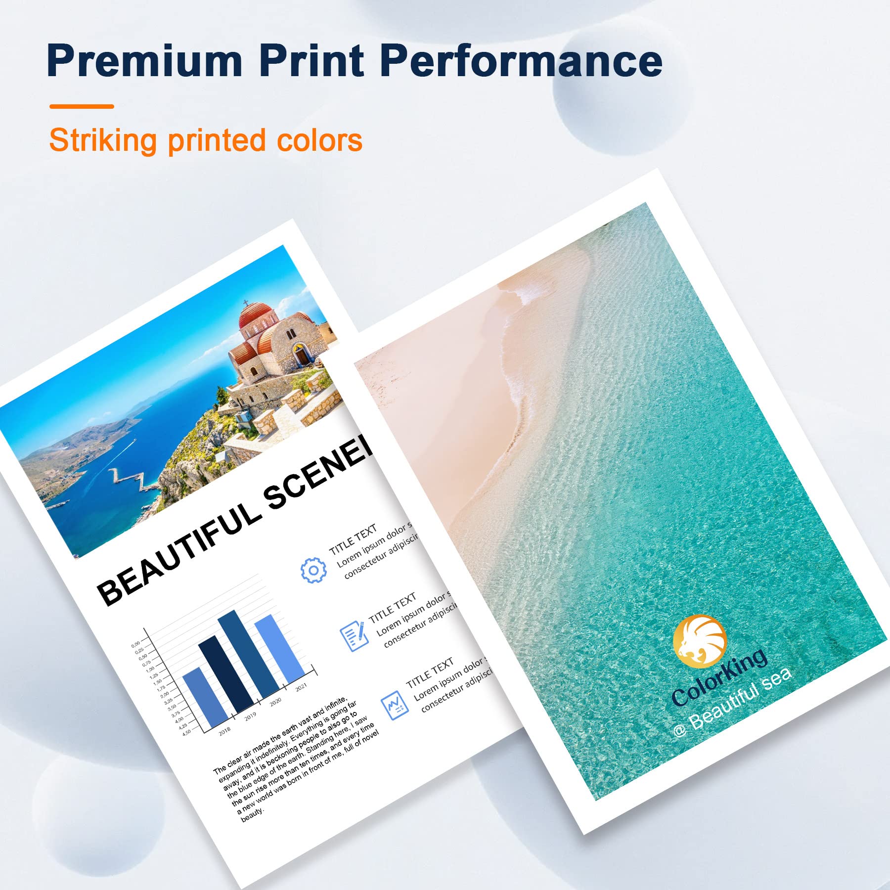 ColorKing 117A con Chip tóner Compatible para HP 117A MFP 178nw 179fnw | Compatible de HP Color Laser MFP 178nw 179fnw 150nw 150a (Negro/Amarillo/Cian/Magenta)