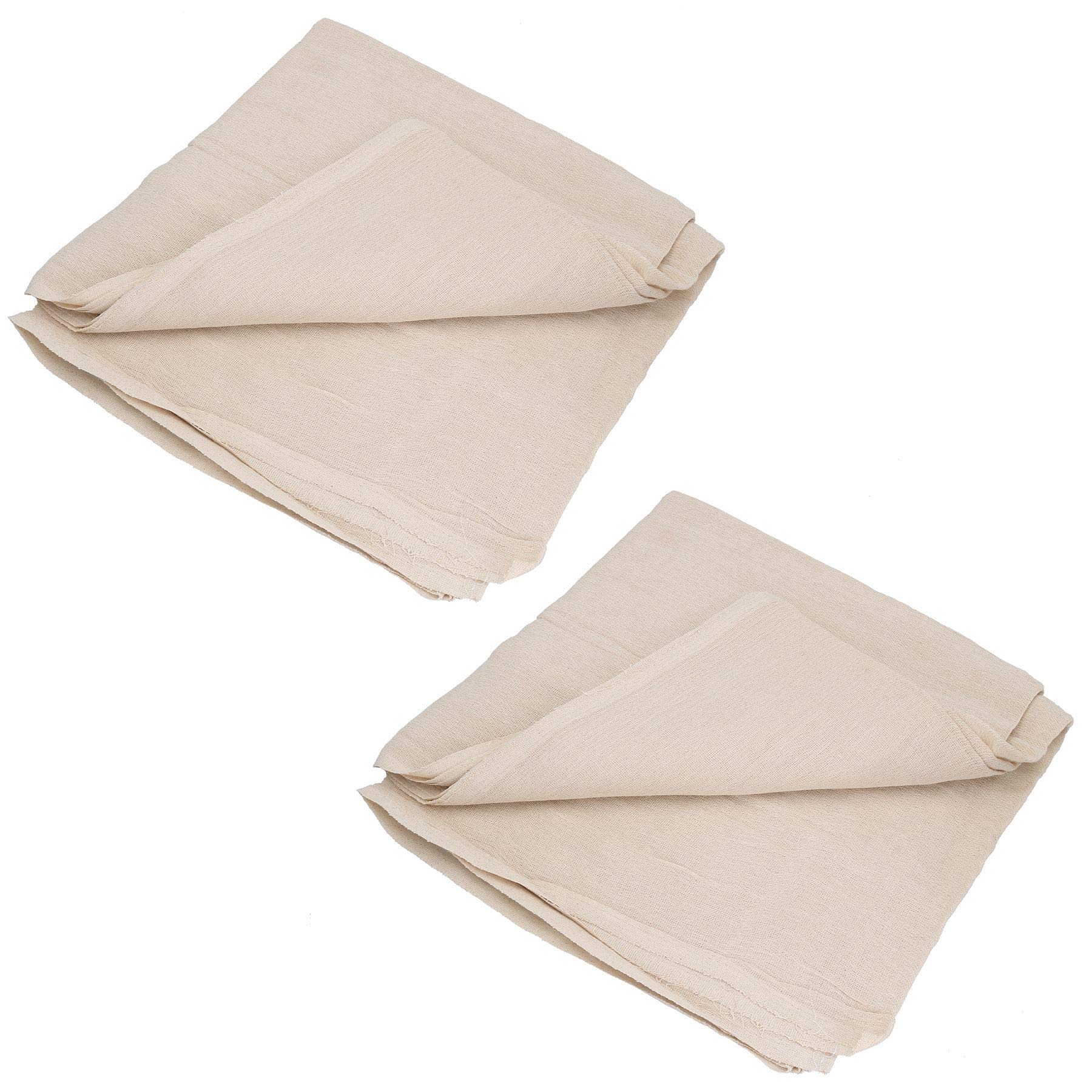 Bâche de peinture en coton sergé lourd lot de 2 draps de protection épais 7,3 x 0,9 m