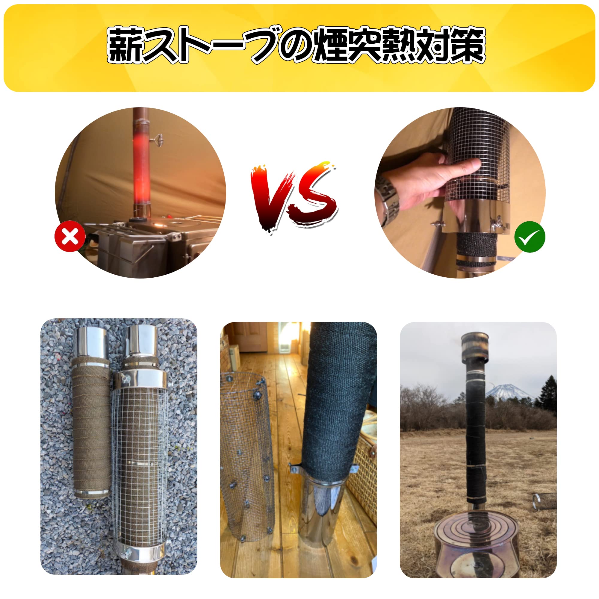 Amazon | 耐熱布 サーモ バンテージ グラスファイバー 玄武岩