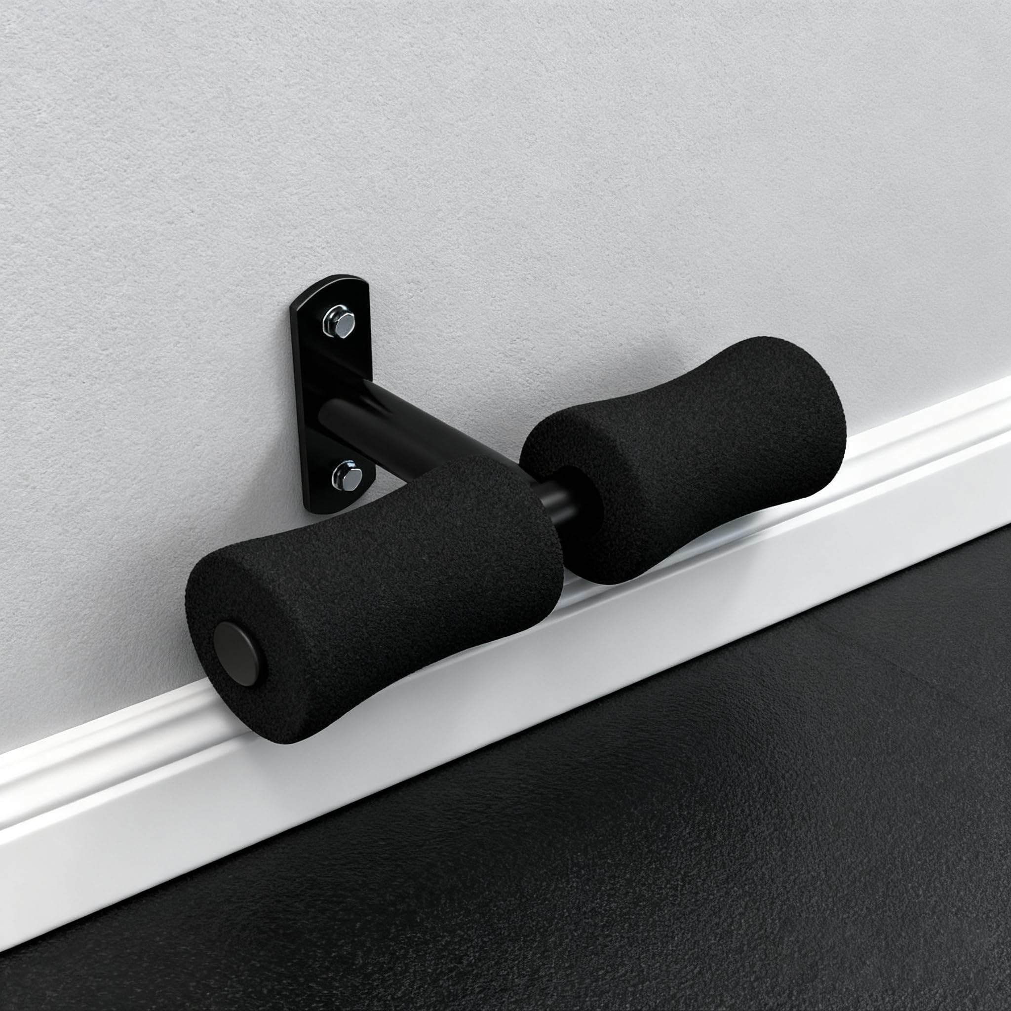Barra de ejercicio para sentarse montada en la pared, asistente de entrenamiento abdominal