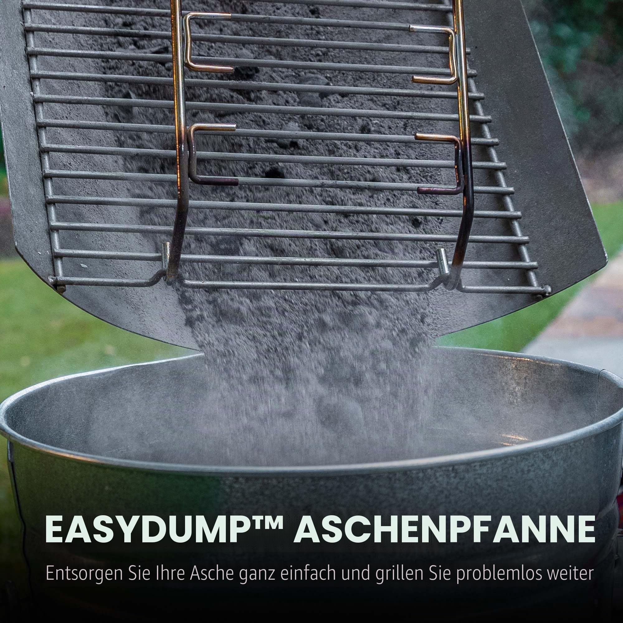 Char-Griller E2827 Pro Deluxe Holzkohlegrill, schwarz