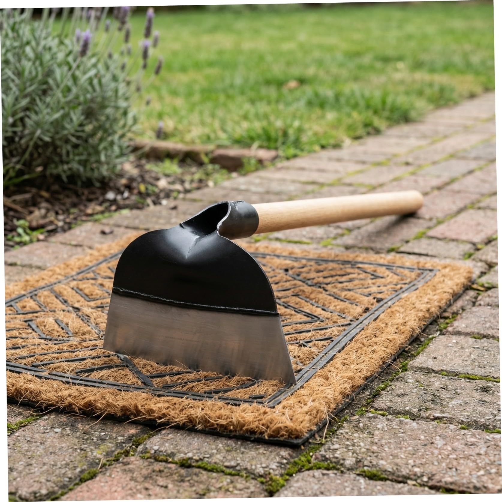 SEWACC Azada de Acero Resistente para Jardinería Agrícola, Herramienta Robusta para Deshierbe y Excavación sin Mango, Adecuado para Jardineros y Agricultores