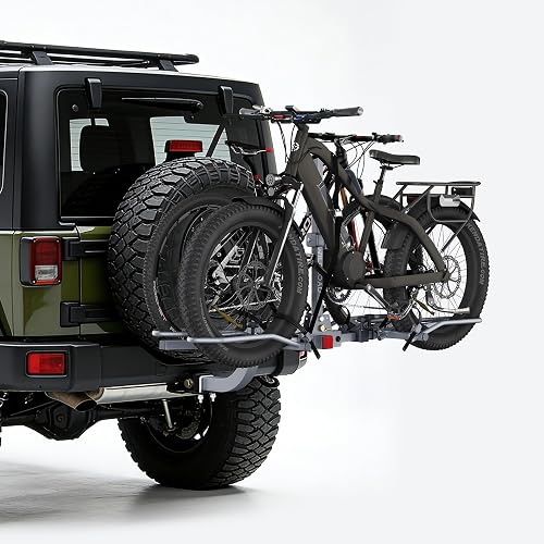 WILDROAD 2-Bike Hitch Rack, 180 lbs, Tilting & Foldable, Fits 2"