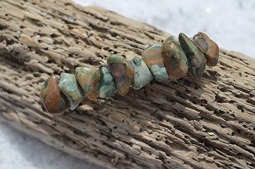 Miniatura 8 de Pinza para el cabello Rainforest Rhyolite Stone French Barrette