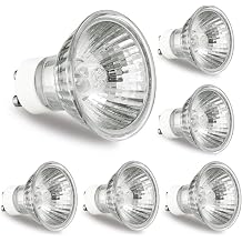 Candle Warmer Lamp Bulb 6 Pack, GU10 Halogen Bulb 110-130V 50W