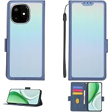 Aroepurt Case Compatible for Lava Play Max Phone Case Flip Cover [with Tempered Glass Screen Protector][RFID Blocking] HC-L