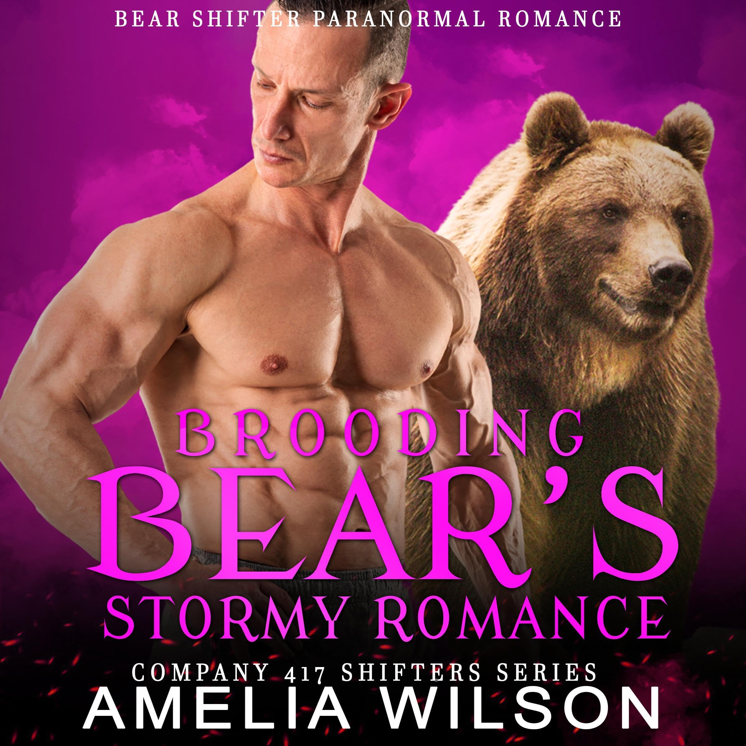 Cover art for Brooding Bear's Stormy Romance
