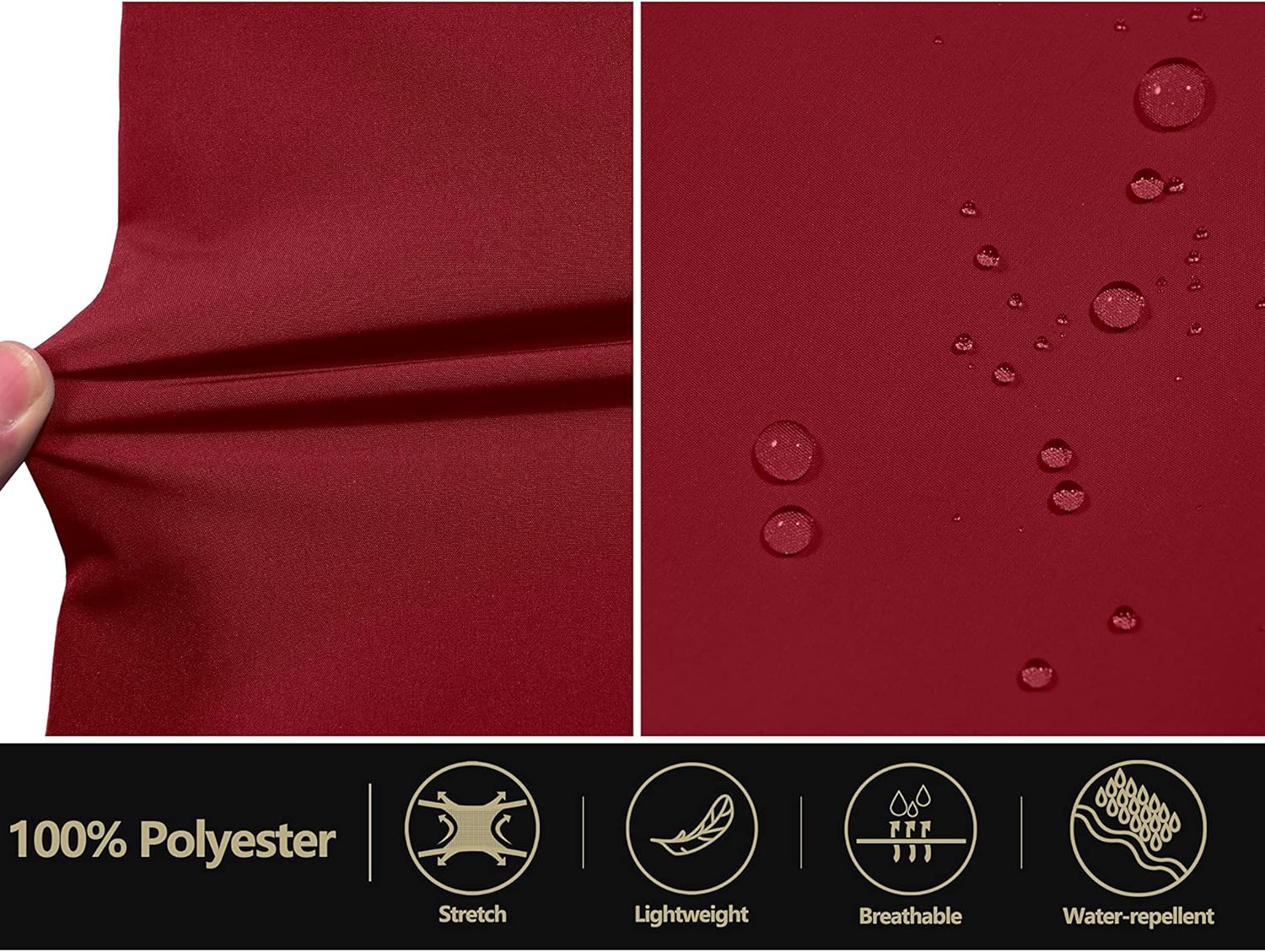 Little Donkey Andy Mens Rain Pants Waterproof Lightweight Breathable Rainproof Pants for Hiking Golf Fishing - Image 4