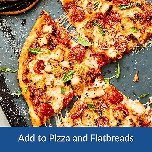 Miniatura 3 de DeLallo Queso romano rallado, recipiente de 8 onzas con tapa agitadora, paquete de 4