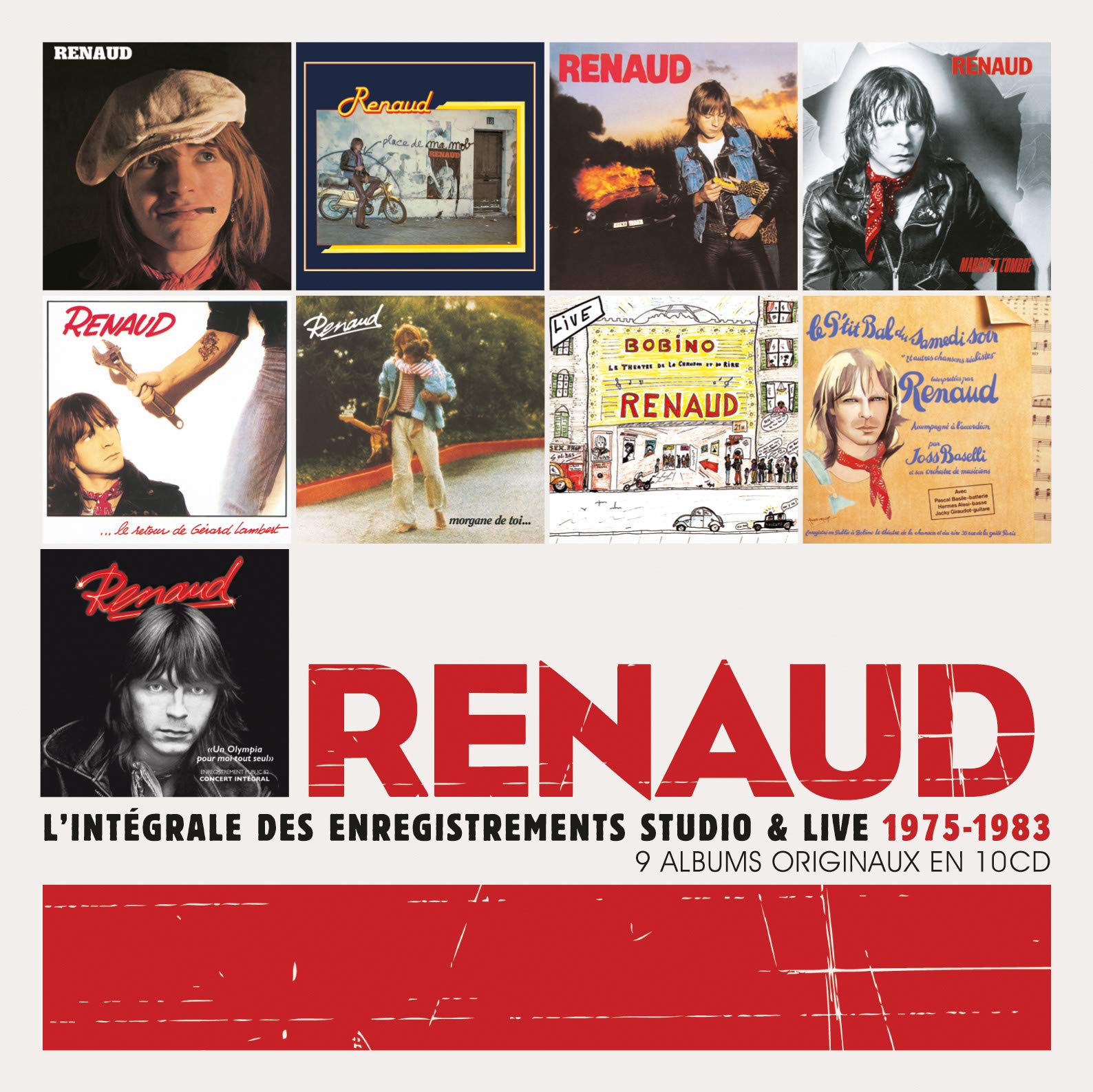 L'Intégrale Des Enregistrements Studio & Live 1975 - 1983 Coffret 10 CD
