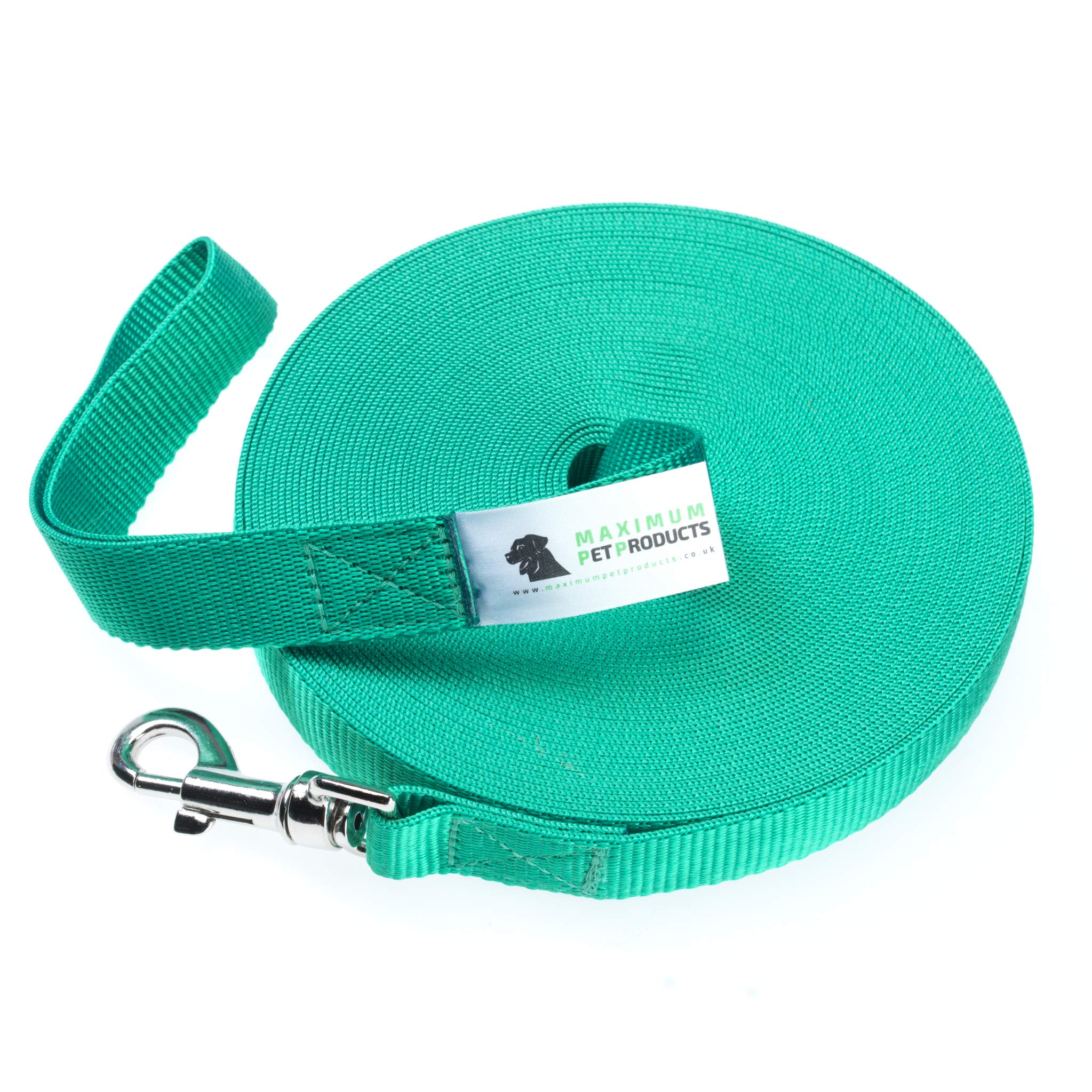 Maximum Pet Products Dog Training Lead (150ft/45m, Green)