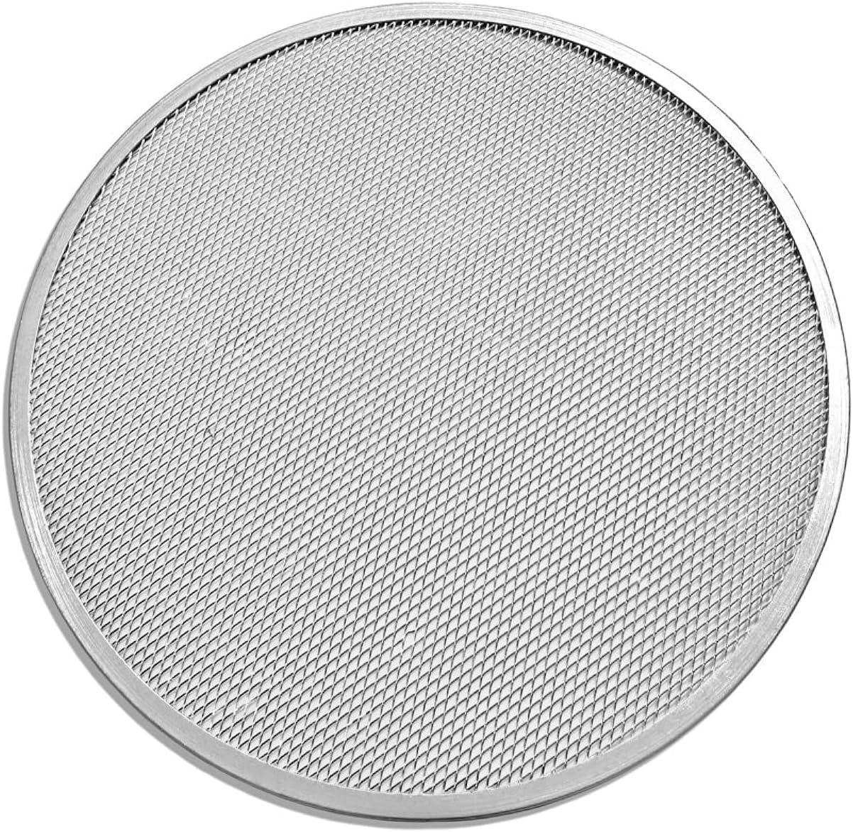 Restaurant-Grade Seamless Aluminum Pizza Baking Screen, 18 Inch