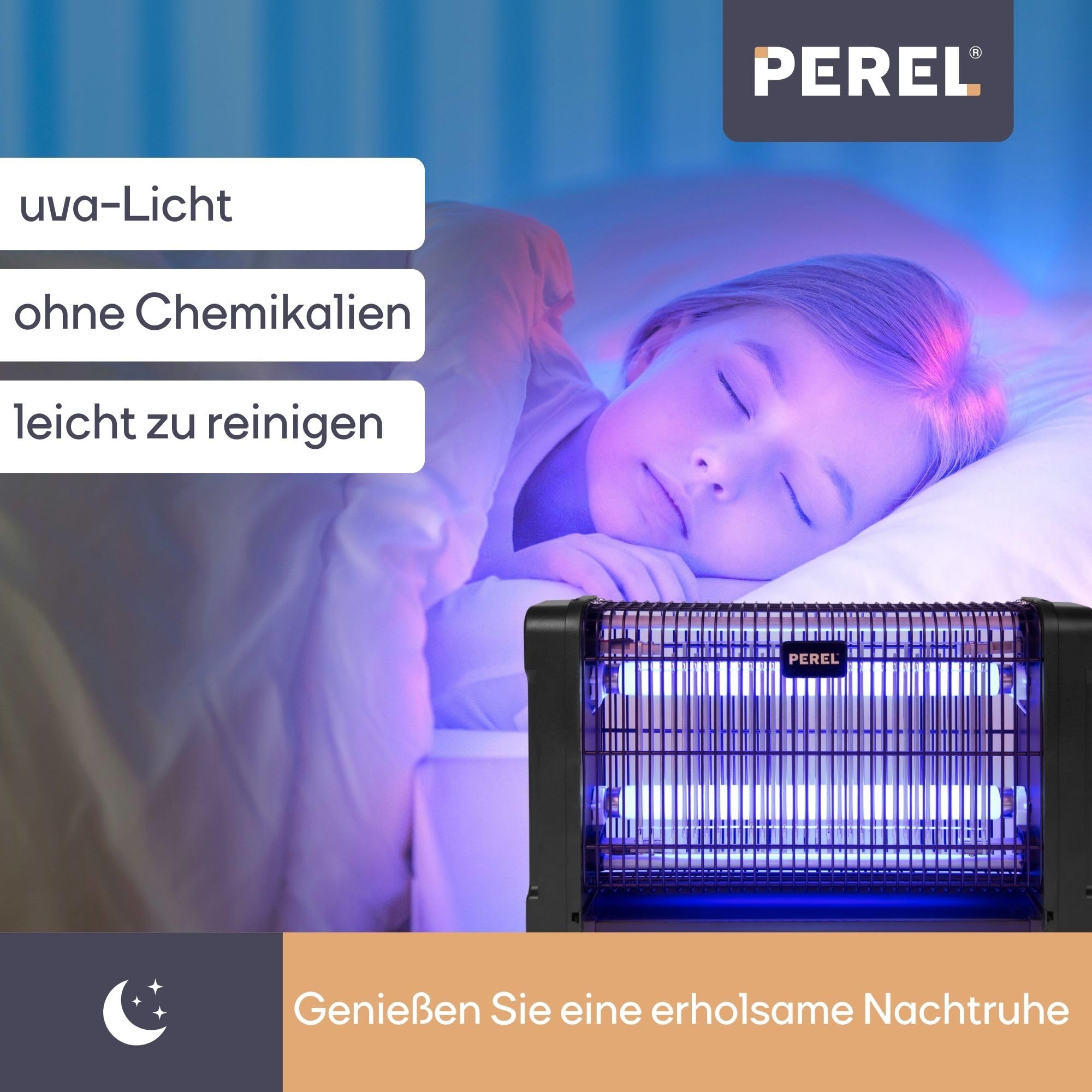 Perel GIK08ON 85437090 UV-Insektenfänger 20W (B x H x T) 437 x 265 x 100mm 1St.