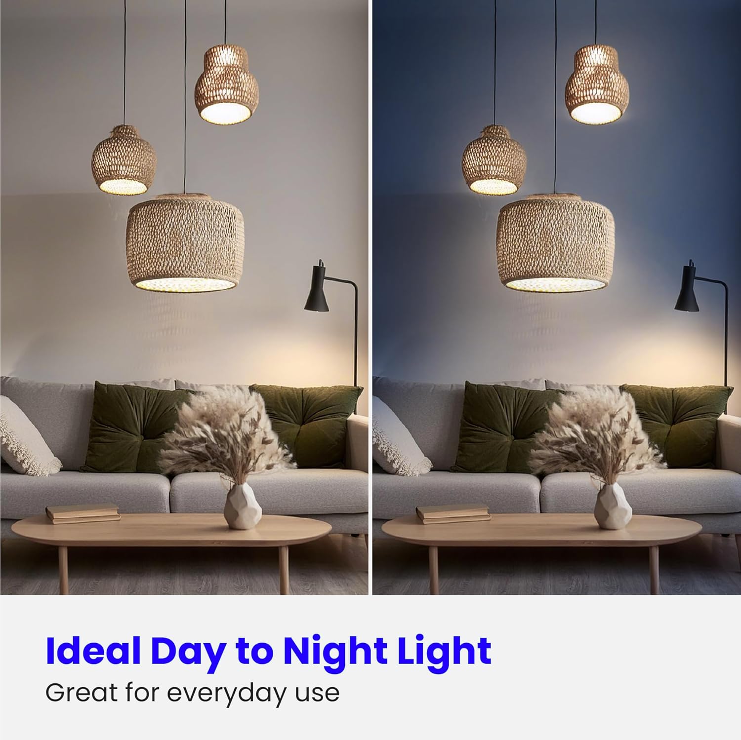 Feit Electric A19 LED Light Bulb, 60W Equivalent, Non Dimmable, 800 Lumens, E26 Medium Base, 3000k Bright White, CRI 90, 10 Year Lifetime, UL Listed, Damp Rated, 10 Pack, OM60/930CA10K/10