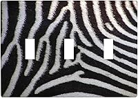 Vista 10 de Placa de interruptor de luz con estampado de leopardo de 1 banda, placa de pared basculante individual, placa decorativa eléctrica GFCI