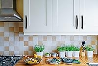 Vista 5 de Ravinte - Paquete de 10 manijas de gabinete de cocina de 3 pulgadas, color negro mate, tiradores negros de cajones, manijas de gabinete de cocina