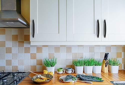 Miniatura 5 de Ravinte - Paquete de 10 manijas de gabinete de cocina de 3 pulgadas, color negro mate, tiradores negros de cajones, manijas de gabinete de cocina