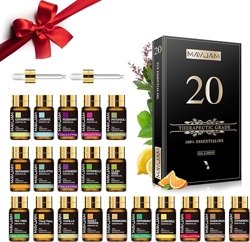Coffret 20 huiles pour diffuseur et humidificateur MAYJAM