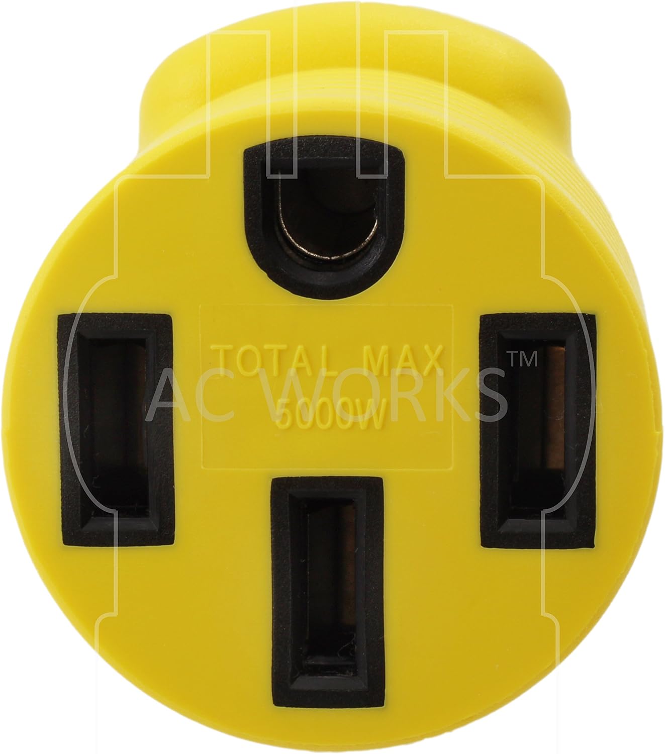 AC WORKS EV Charging Adapter for Tesla Use (L14-20 20A 4-Prong Locking to 50A RV/Tesla)